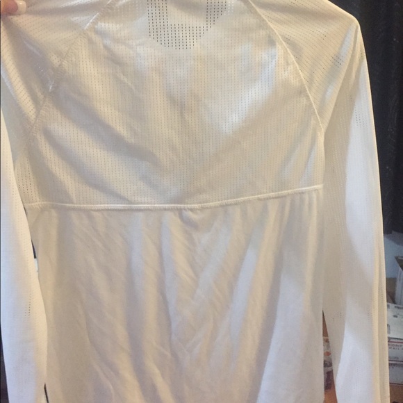 White long sleeve zip up - Picture 4 of 5
